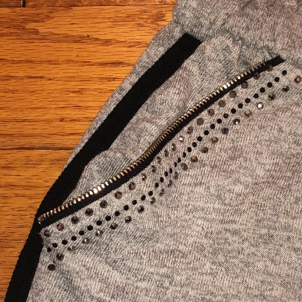 Material girl stretchy gray racerback Sweats loungewear Jumper  jumpsuit XL